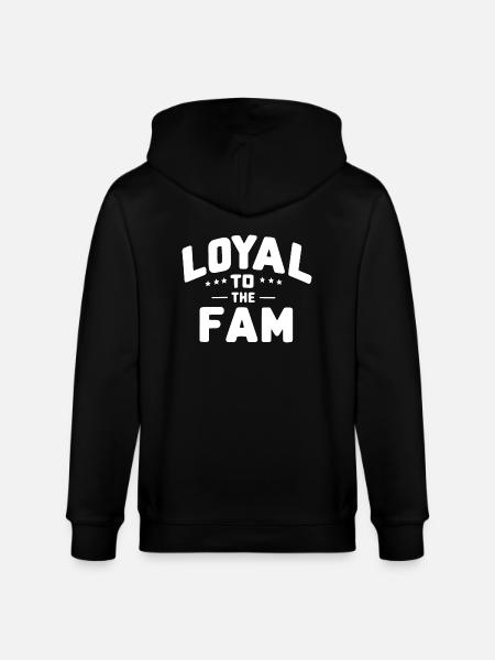 Loyal to the Fam - Stanley/Stella CULTIVATOR Unisex Organic Hooded Jacket - black