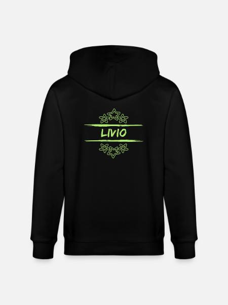 Livio als Livio - Stanley/Stella Unisex Bio-Kapuzenjacke CULTIVATOR - Schwarz