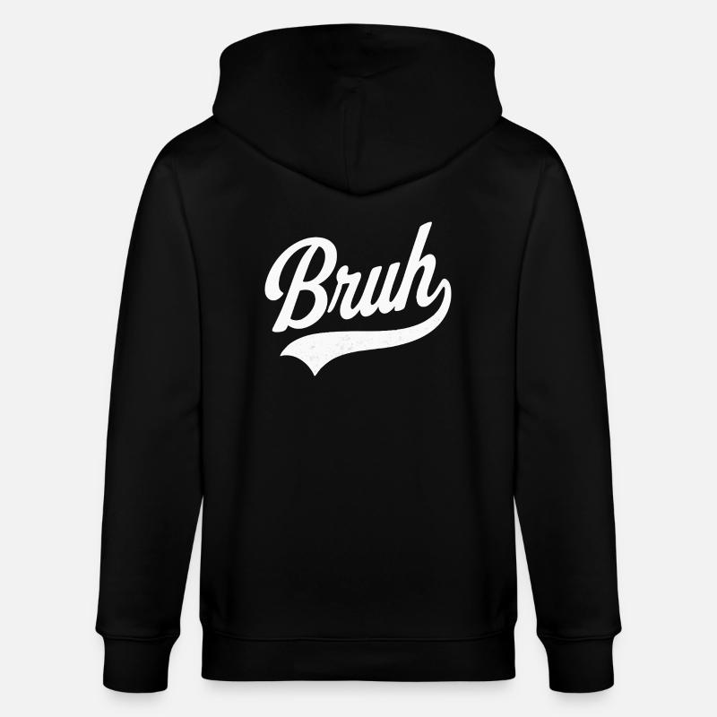Style rétro Bruh - Veste à capuche bio CULTIVATOR Stanley/Stella Unisexe - noir