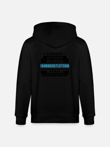 Fun Fahrdienstleiterin - Stanley/Stella Unisex Bio-Kapuzenjacke CULTIVATOR - Schwarz