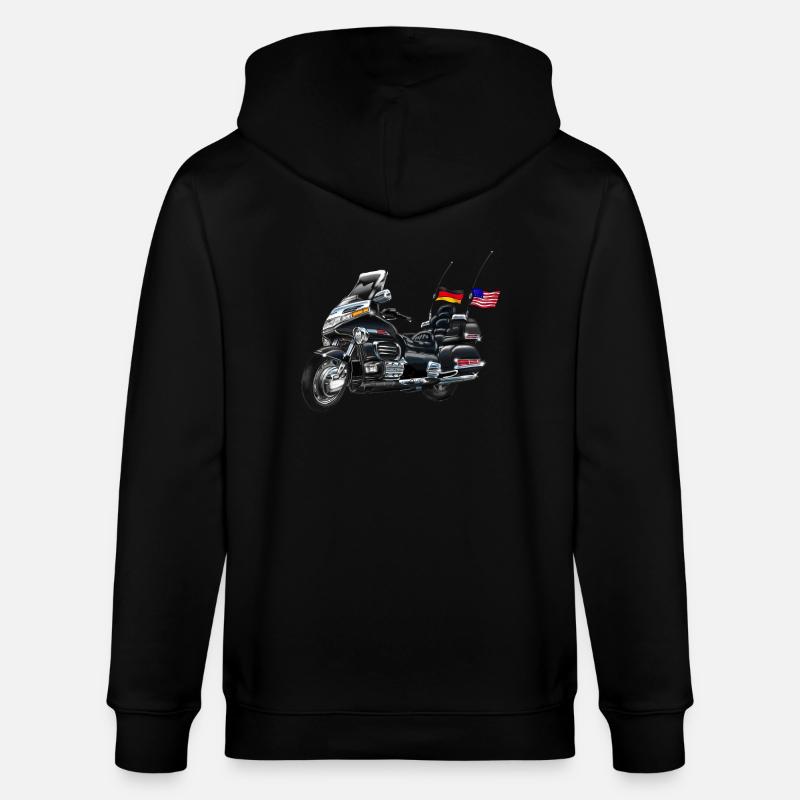 Old Wing - Stanley/Stella Unisex Bio-Kapuzenjacke CULTIVATOR  - Schwarz