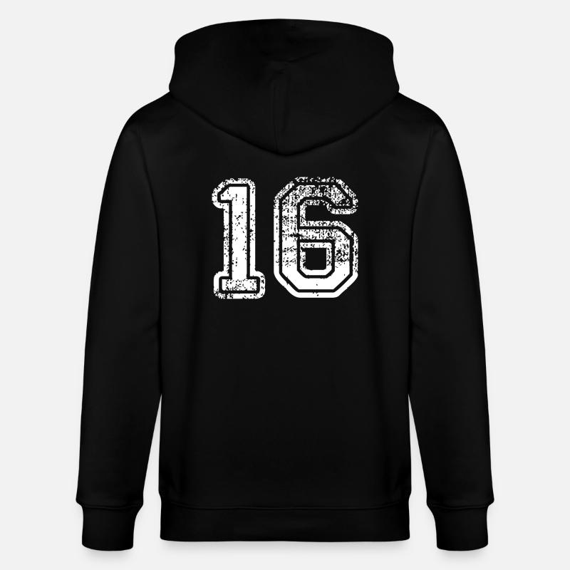 16 - Stanley/Stella Unisex Bio-Kapuzenjacke CULTIVATOR  - Schwarz