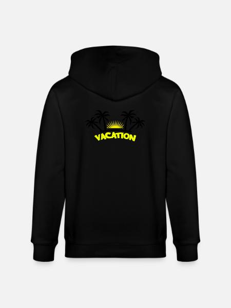 vacation3 - Stanley/Stella Unisex Bio-Kapuzenjacke CULTIVATOR - Schwarz