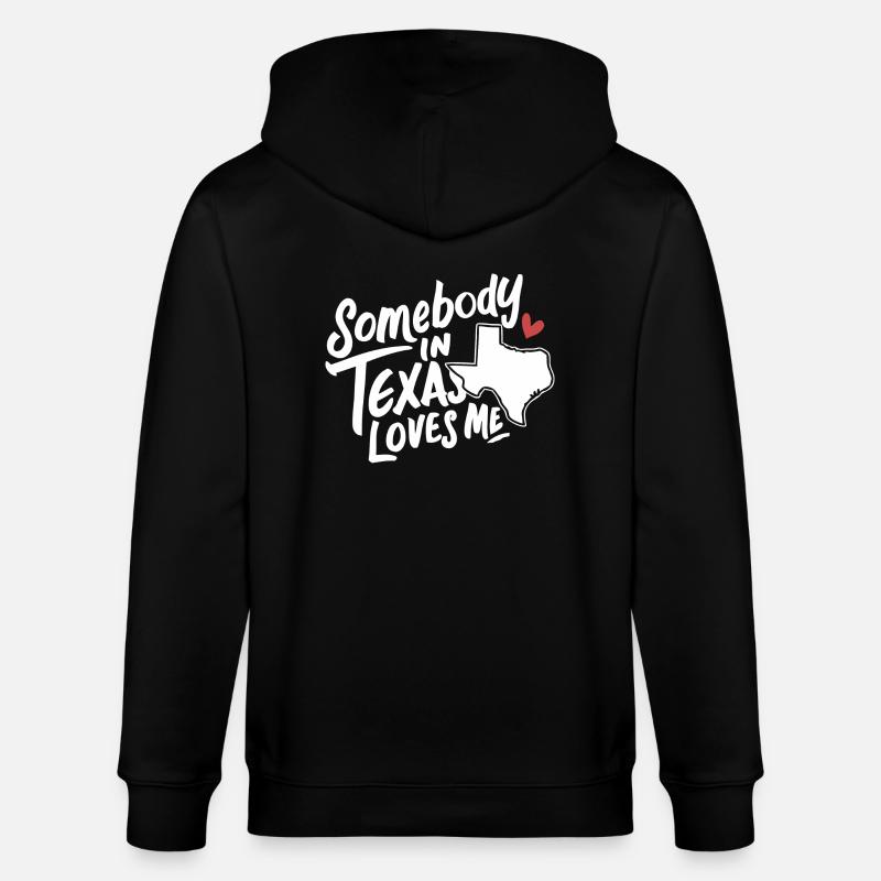 État du Texas Texans Texas - Veste à capuche bio CULTIVATOR Stanley/Stella Unisexe - noir