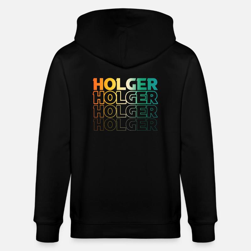 Holger - Stanley/Stella CULTIVATOR  Unisex Organic Hooded Jacket - black