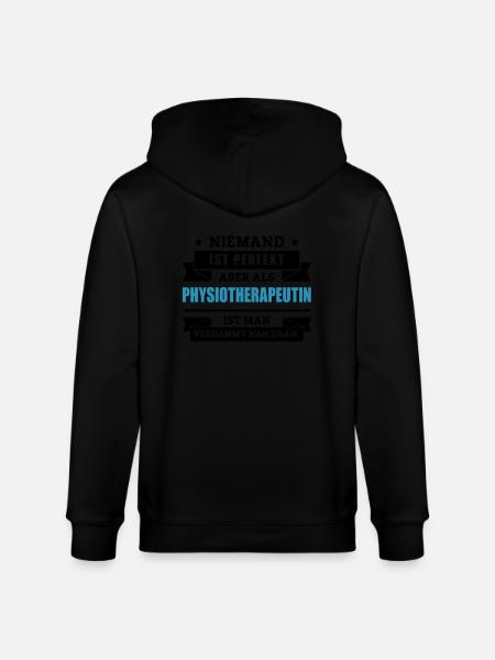 Fun Physiotherapeutin - Stanley/Stella Unisex Bio-Kapuzenjacke CULTIVATOR - Schwarz