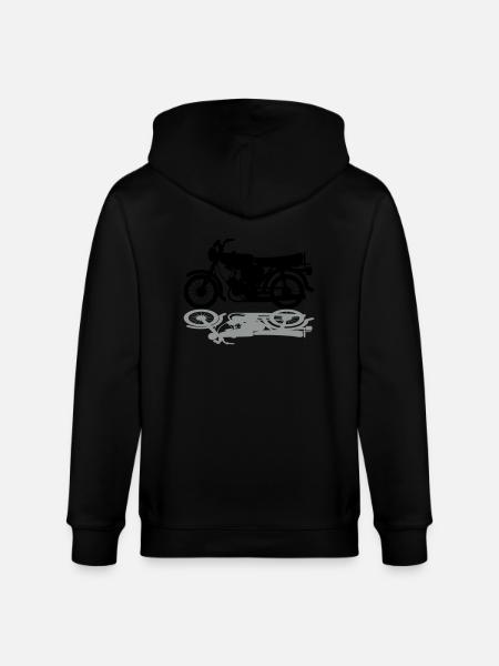 Fahrzeug - Simson - Stanley/Stella Unisex Bio-Kapuzenjacke CULTIVATOR - Schwarz