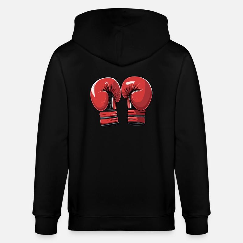 Boxe - Veste à capuche bio CULTIVATOR Stanley/Stella Unisexe - noir