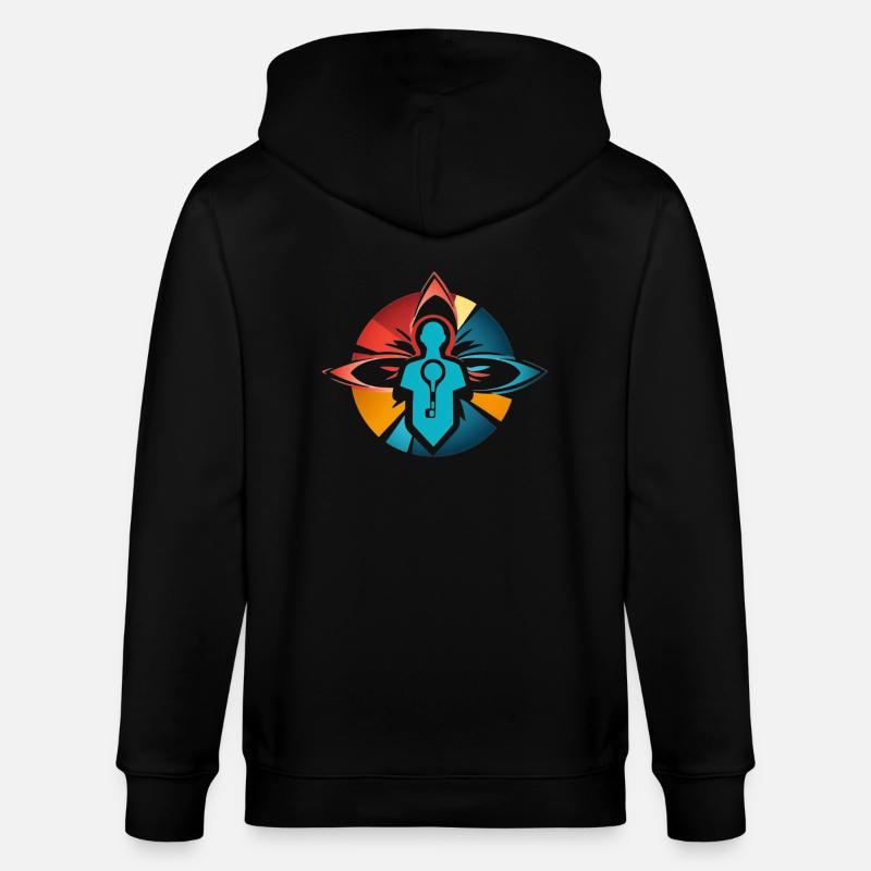 Logo - Stanley/Stella Unisex Bio-Kapuzenjacke CULTIVATOR  - Schwarz