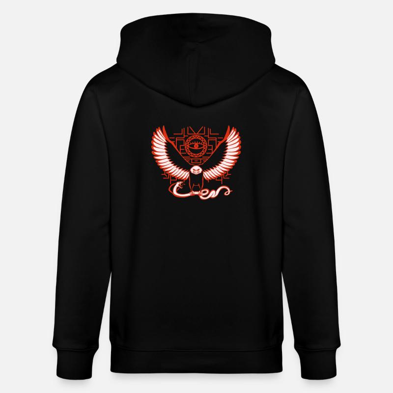 Aigle et Serpent (V2) - Veste à capuche bio CULTIVATOR Stanley/Stella Unisexe - noir