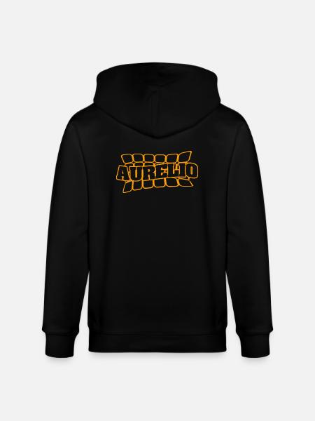Aurelio - Stanley/Stella Unisex Bio-Kapuzenjacke CULTIVATOR  - Schwarz