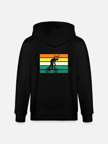 Vélo VTT - Veste à capuche bio CULTIVATOR Stanley/Stella Unisexe - noir