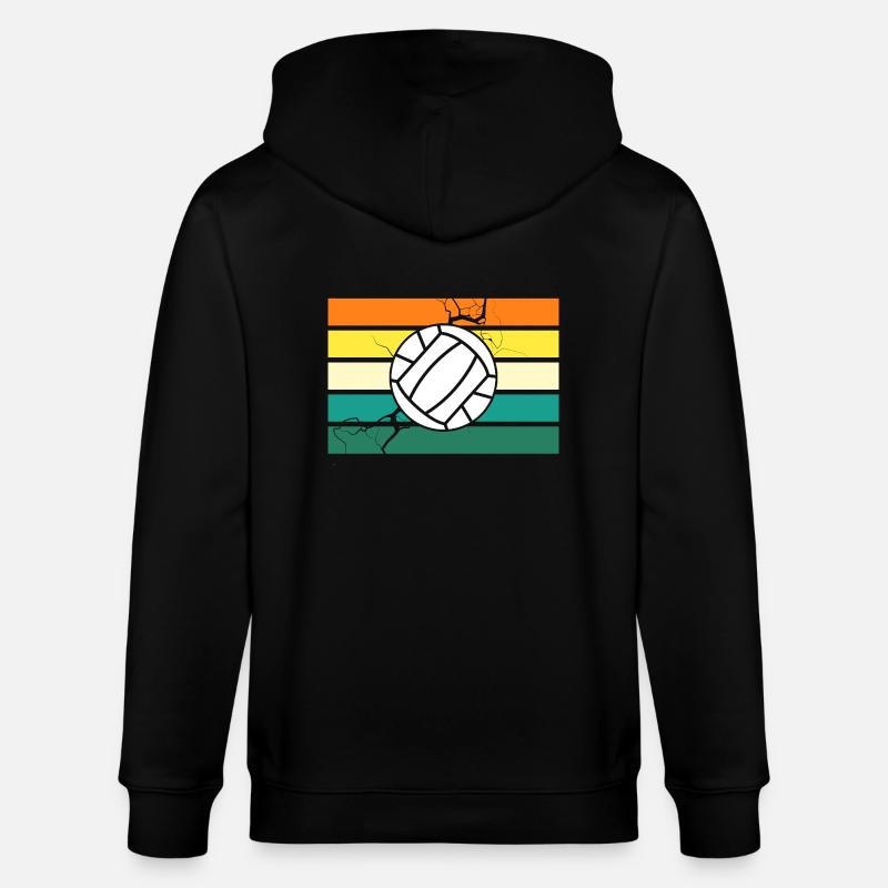 Joueurs de handball Handball - Veste à capuche bio CULTIVATOR Stanley/Stella Unisexe - noir
