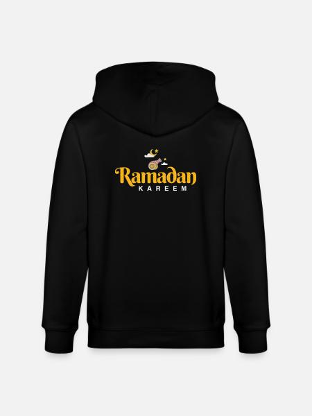 Ramadan Moubarak - Veste à capuche bio CULTIVATOR Stanley/Stella Unisexe - noir