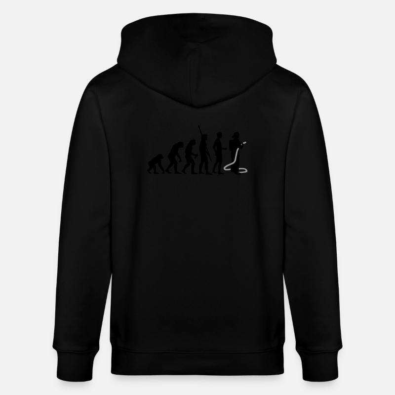 evolution firefighter - Veste à capuche bio CULTIVATOR Stanley/Stella Unisexe - noir