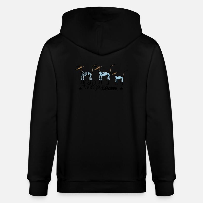équipe de mode - Veste à capuche bio CULTIVATOR Stanley/Stella Unisexe - noir