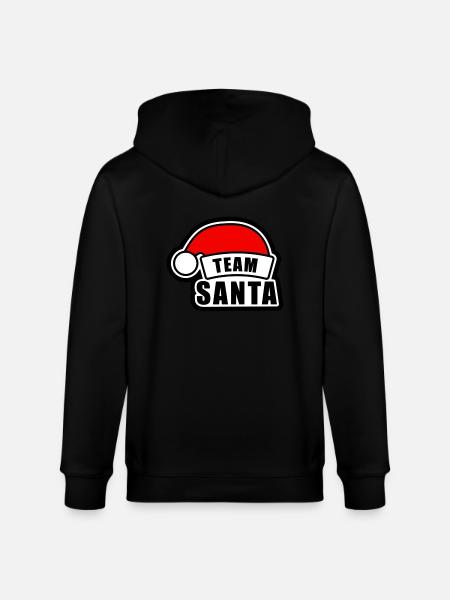 team_santa__f3 - Veste à capuche bio CULTIVATOR Stanley/Stella Unisexe - noir