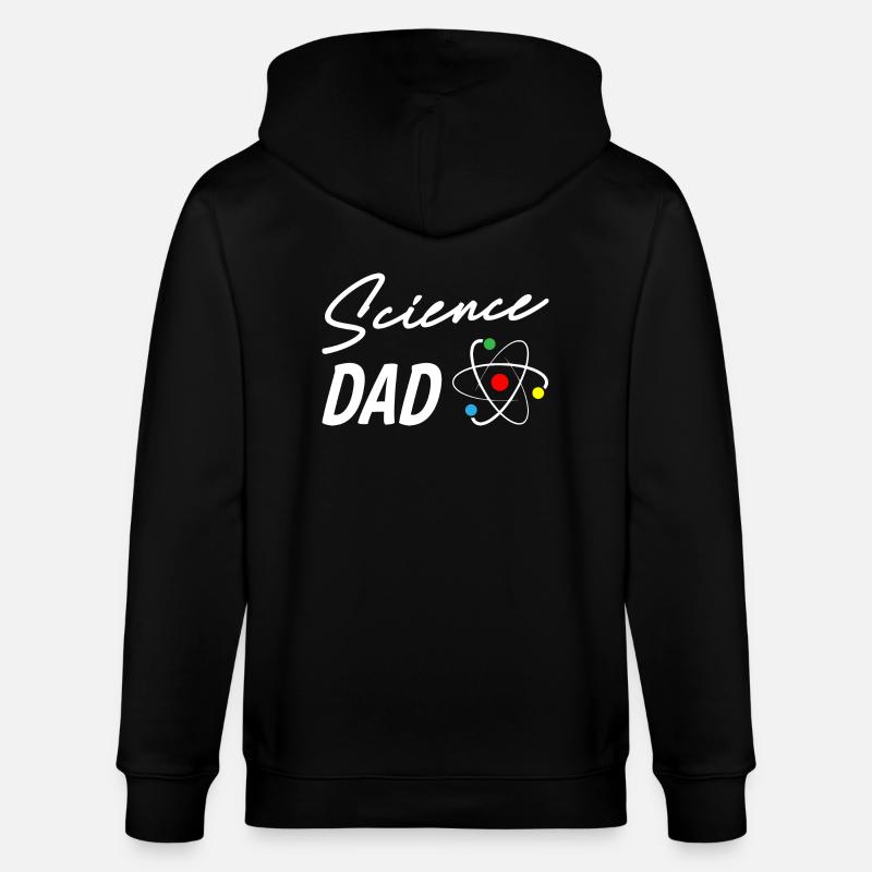 Science Dad - Stanley/Stella Unisex Bio-Kapuzenjacke CULTIVATOR  - Schwarz
