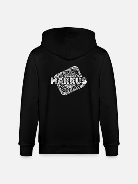 Gift for Markus - Stanley/Stella CULTIVATOR  Unisex Organic Hooded Jacket - black