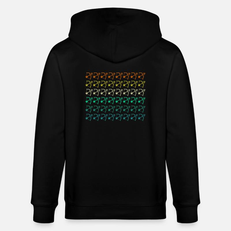 Bogenschütze Bogenschießen - Stanley/Stella Unisex Bio-Kapuzenjacke CULTIVATOR - Schwarz