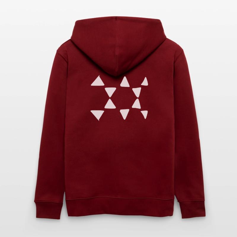 Triangular Pattern Triangular Shapes Stanley/Stella CULTIVATOR  Unisex Organic Hooded Jacket