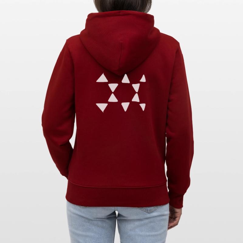 Triangular Pattern Triangular Shapes Stanley/Stella CULTIVATOR  Unisex Organic Hooded Jacket