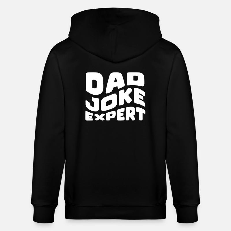 EXPERT EN BLAGUES DE PAPA - Veste à capuche bio CULTIVATOR Stanley/Stella Unisexe - noir