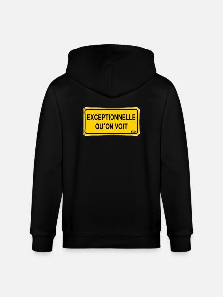 Exceptionnelle qu'on voit - Veste à capuche bio CULTIVATOR Stanley/Stella Unisexe - noir