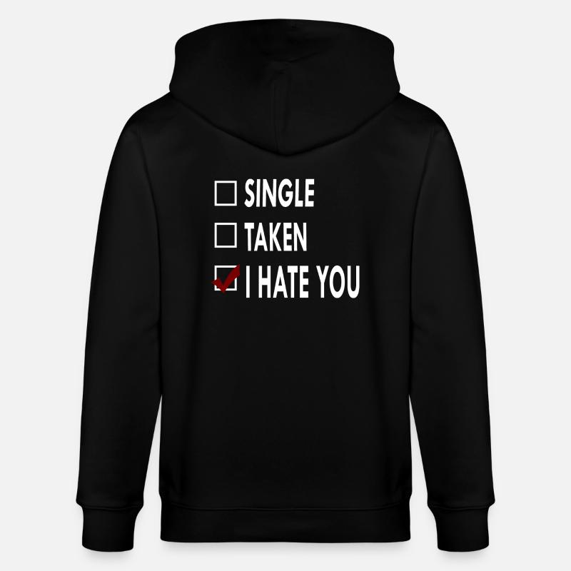 SINGLE HATE - Veste à capuche bio CULTIVATOR Stanley/Stella Unisexe - noir