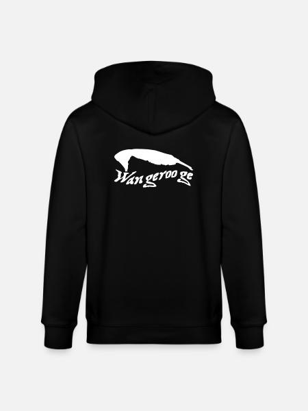 Wangerooge Tattoo - Stanley/Stella CULTIVATOR  Unisex Organic Hooded Jacket - black
