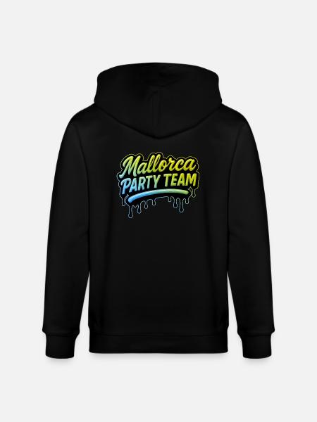 Mallorca Party Team Bunt - Stanley/Stella CULTIVATOR  Unisex Organic Hooded Jacket - black