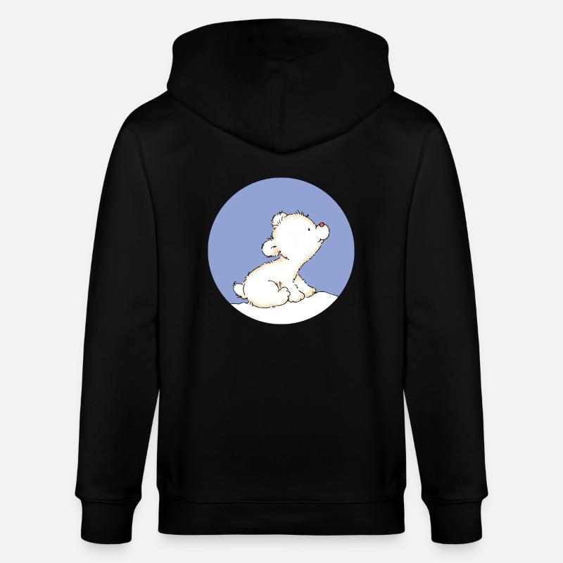 Baby Polar Bear - Veste à capuche bio CULTIVATOR Stanley/Stella Unisexe - noir