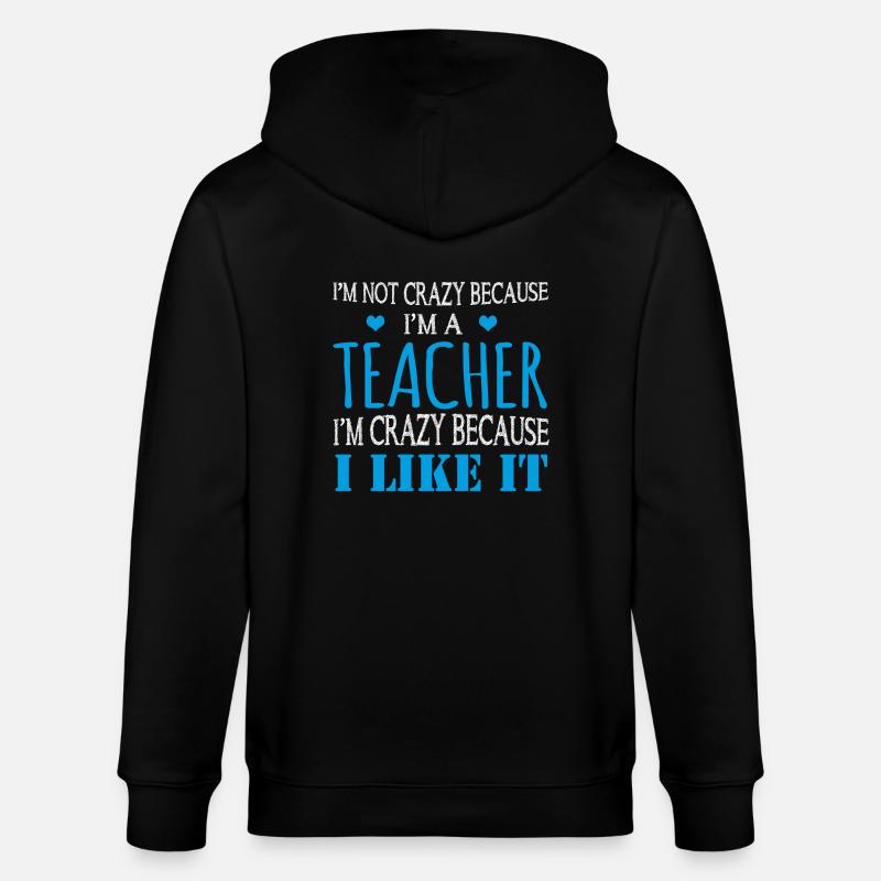 Teacher I like it - Stanley/Stella Unisex Bio-Kapuzenjacke CULTIVATOR  - Schwarz
