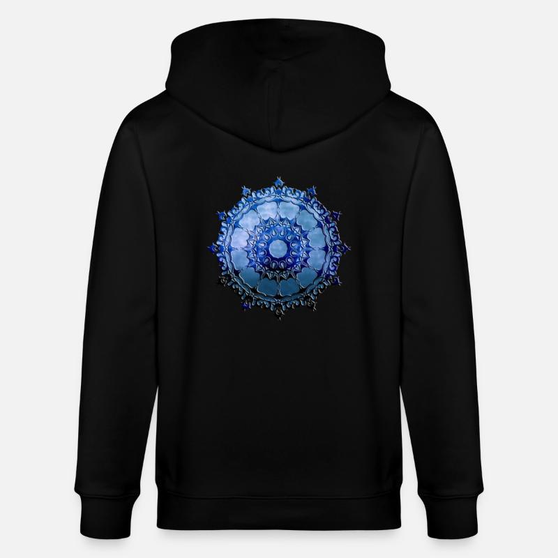 CELTIC MANDALA - Stanley/Stella Unisex Bio-Kapuzenjacke CULTIVATOR  - Schwarz