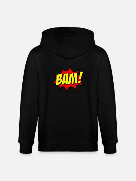 BAM ! - Veste à capuche bio CULTIVATOR Stanley/Stella Unisexe - noir