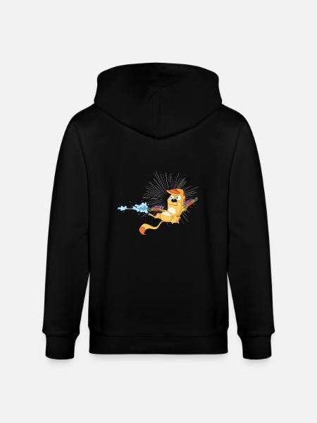 Team Cats Shootout - Stanley/Stella Unisex Bio-Kapuzenjacke CULTIVATOR - Schwarz