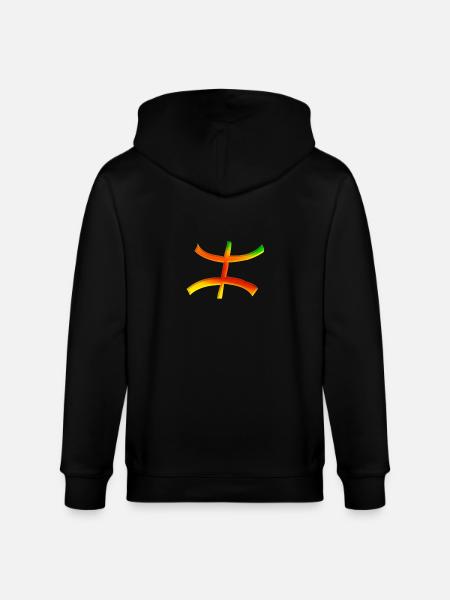 Z TIFINAGH - Veste à capuche bio CULTIVATOR Stanley/Stella Unisexe - noir
