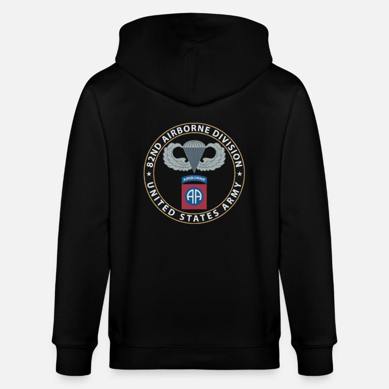 82nd-2 - Stanley/Stella Unisex Bio-Kapuzenjacke CULTIVATOR - Schwarz
