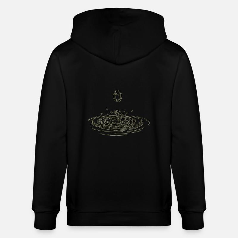 Ripple Kleidung - Stanley/Stella Unisex Bio-Kapuzenjacke CULTIVATOR  - Schwarz