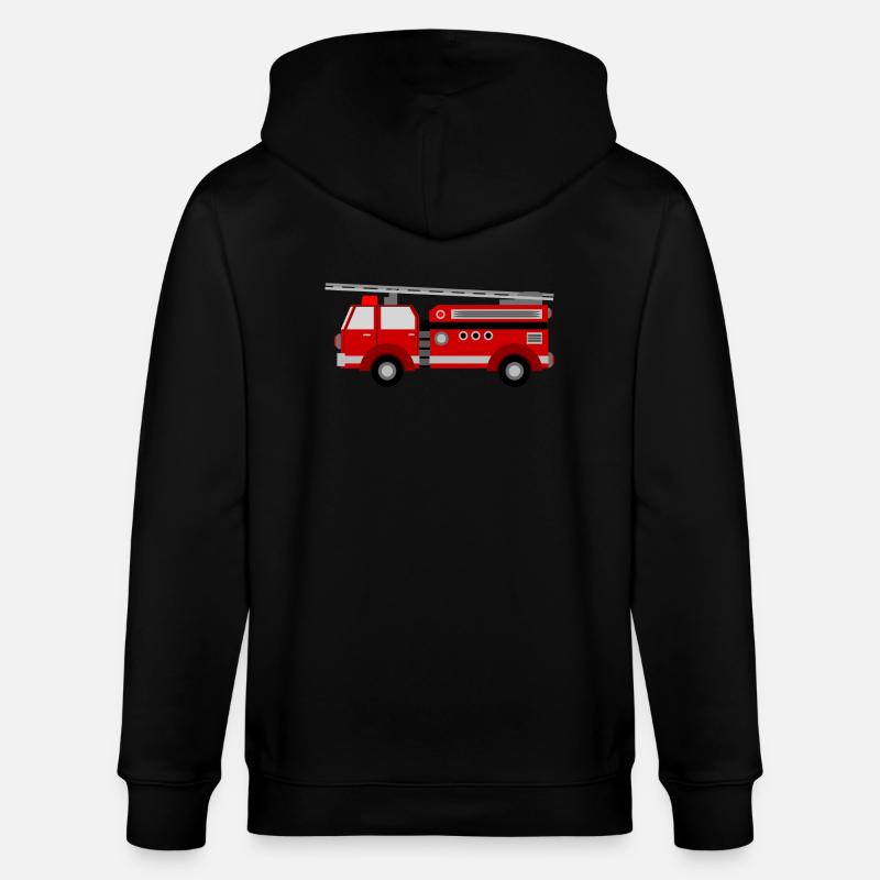 Fire Engine - Veste à capuche bio CULTIVATOR Stanley/Stella Unisexe - noir