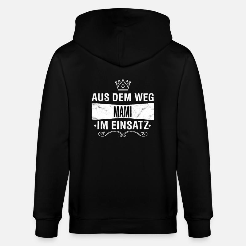 MAMI - Stanley/Stella Unisex Bio-Kapuzenjacke CULTIVATOR  - Schwarz
