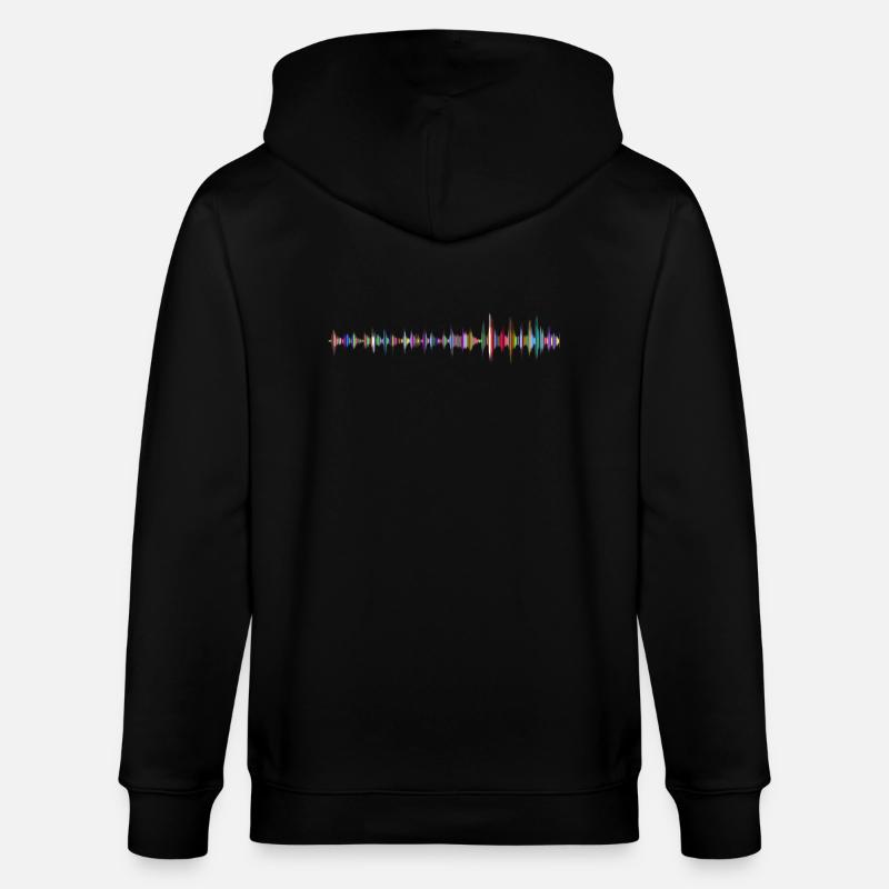 sound-wave - Stanley/Stella Unisex Bio-Kapuzenjacke CULTIVATOR  - Schwarz
