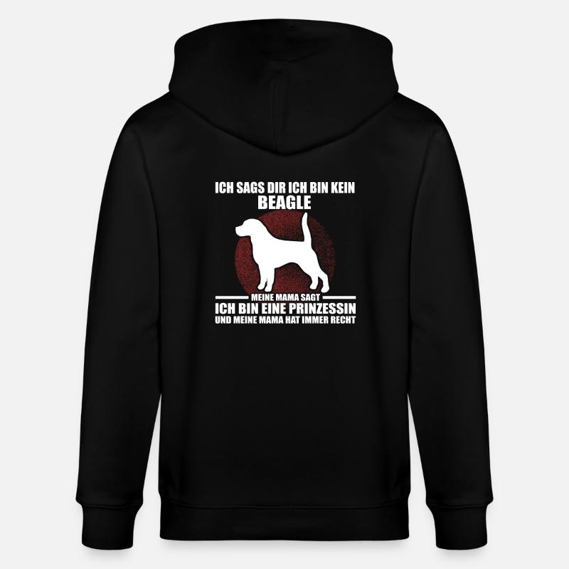 BEAGLE - Stanley/Stella Unisex Bio-Kapuzenjacke CULTIVATOR  - Schwarz