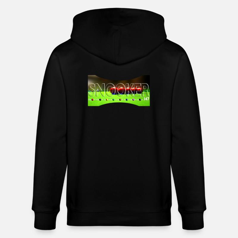 BILLARD - pause maximale - Veste à capuche bio CULTIVATOR Stanley/Stella Unisexe - noir