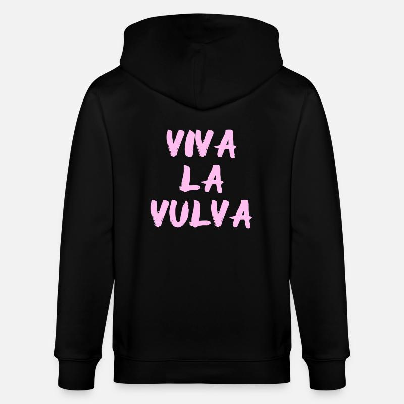 Viva la vulve! - Veste à capuche bio CULTIVATOR Stanley/Stella Unisexe - noir