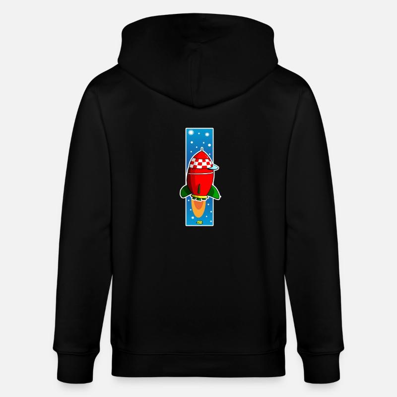 Fusée copy2 - Veste à capuche bio CULTIVATOR Stanley/Stella Unisexe - noir