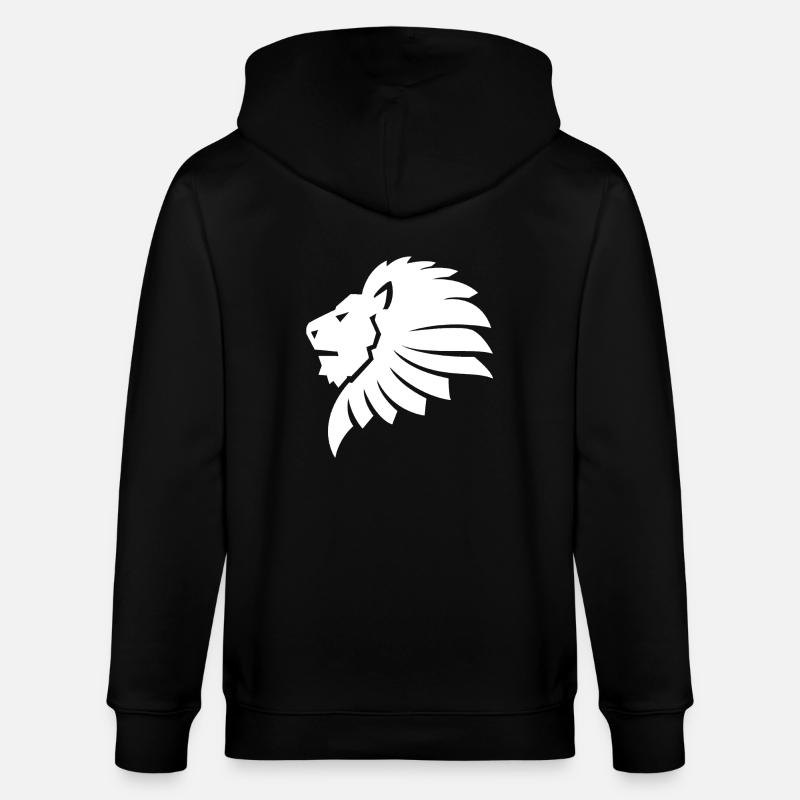Lion - Veste à capuche bio CULTIVATOR Stanley/Stella Unisexe - noir