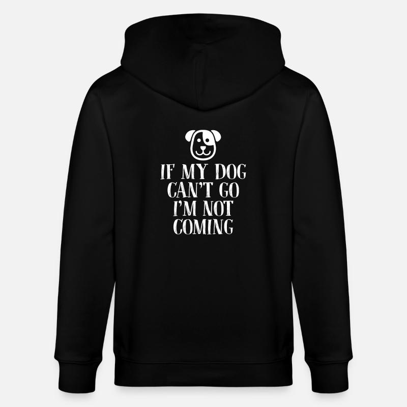 Chiens chiens - Veste à capuche bio CULTIVATOR Stanley/Stella Unisexe - noir