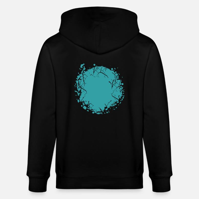 Vector background eu - Stanley/Stella CULTIVATOR  Unisex Organic Hooded Jacket - black