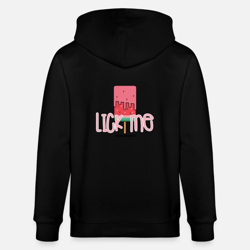 Lick me - Stanley/Stella Unisex Bio-Kapuzenjacke CULTIVATOR  - Schwarz